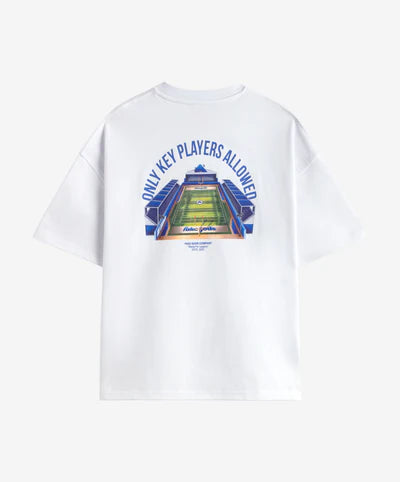 Polera Fake Gods Key Players Only White