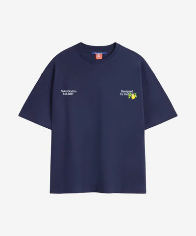 Polera Fake Gods Citrus Navy