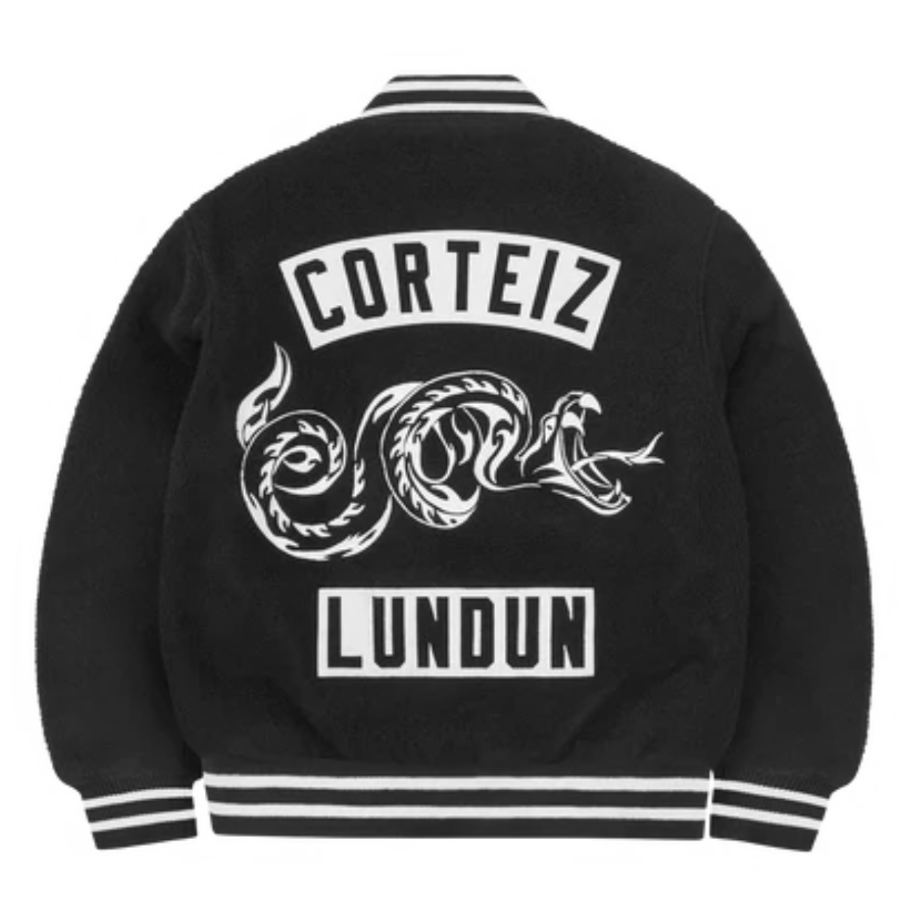 Chaqueta Corteiz Snake Wool Varsity – Reserved