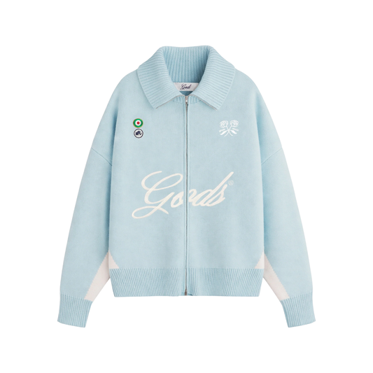 Sweater Gods Brand FC Zipper Blue