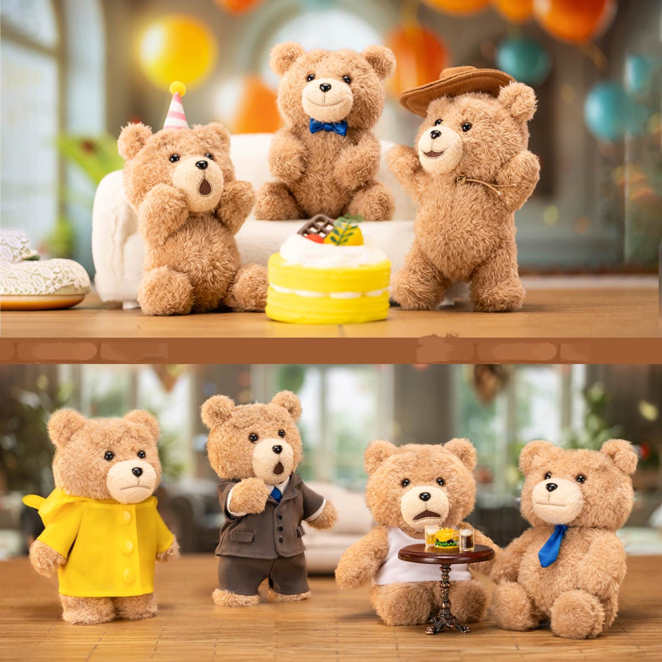 Ted 2 Teddy Bear Action Plush Pop Mart