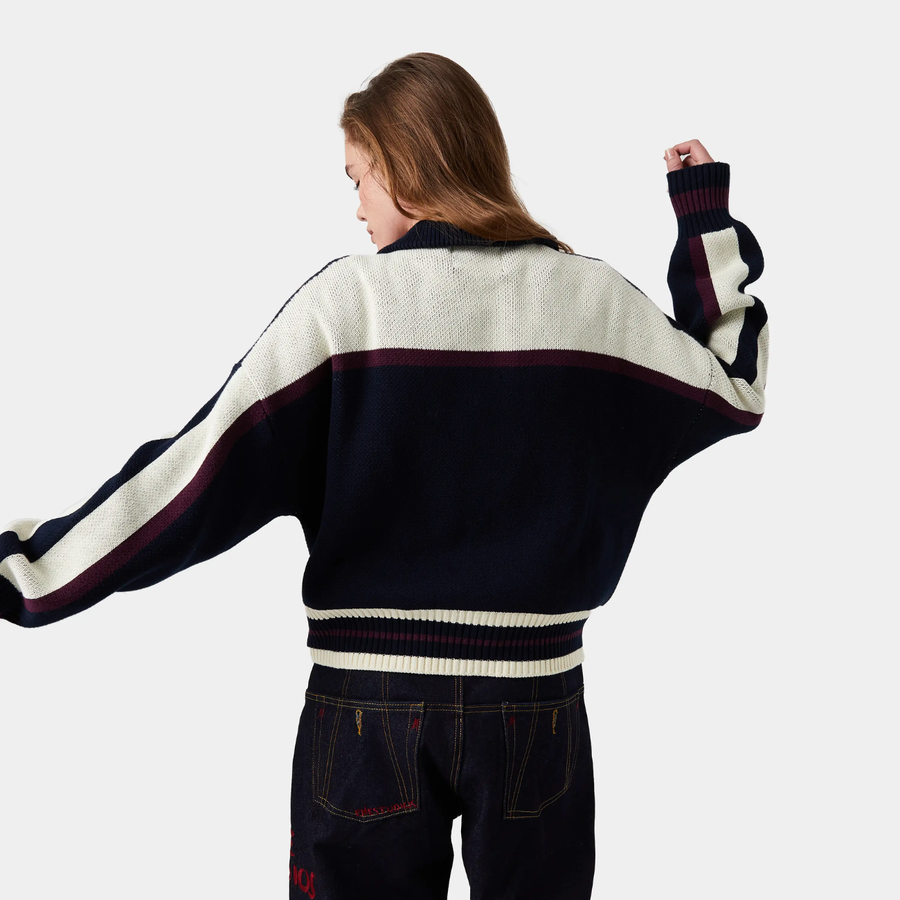 Sweater Eme Studios Frisona Knit Full Zip - L