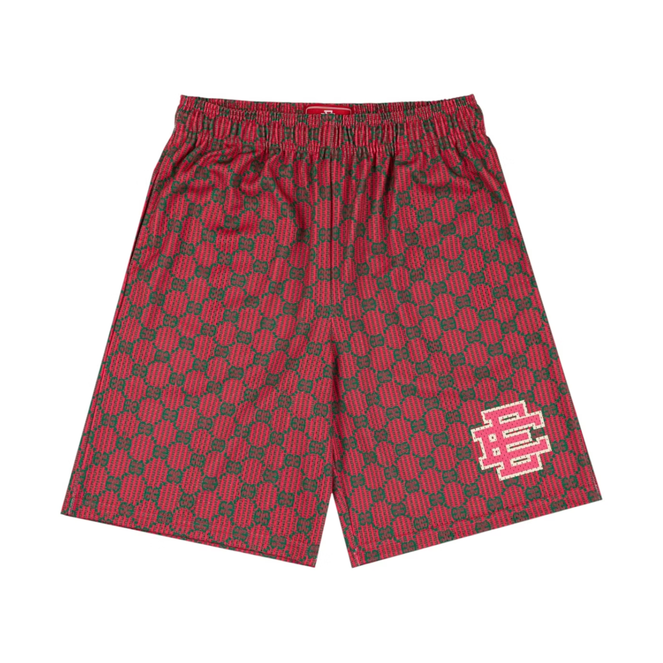 Eric Emanuel EE Baggy Short Red EE Print