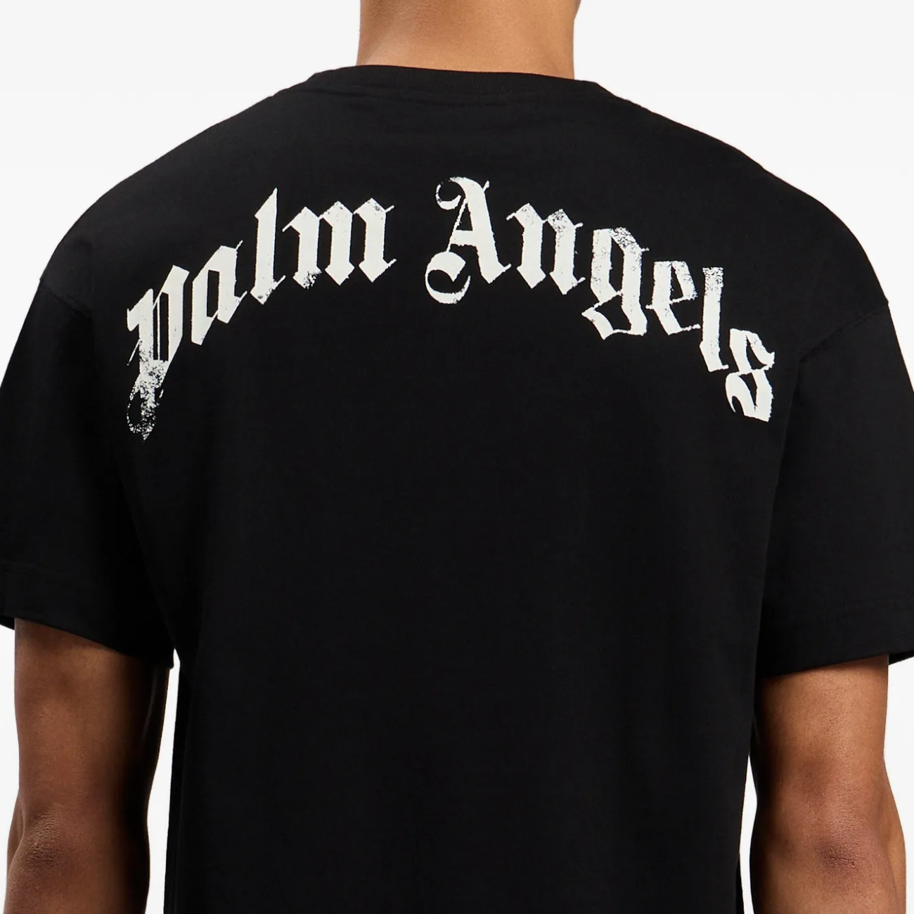 Polera Palm Angels Spray Broken Bear Black - XL