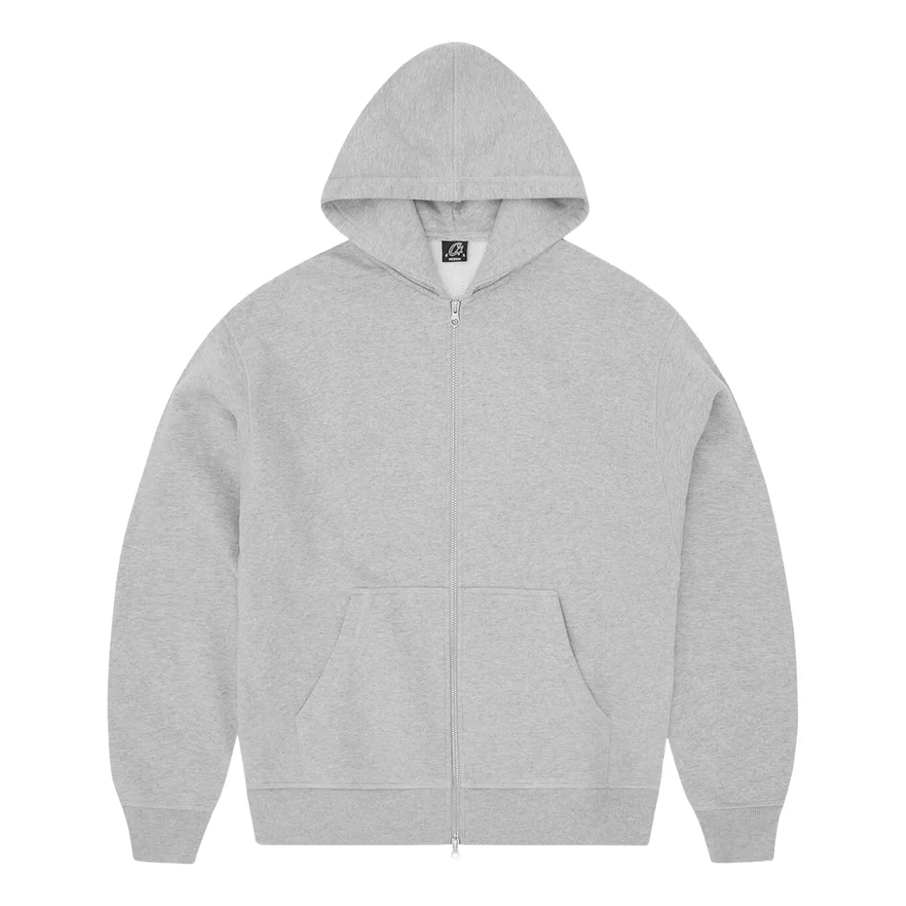 Poleron Corteiz Lundun Stitch Zip Heather Grey