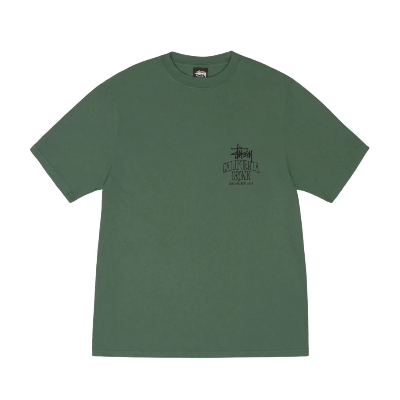 Polera Stussy Cali Grown Pig. Dyed Pine
