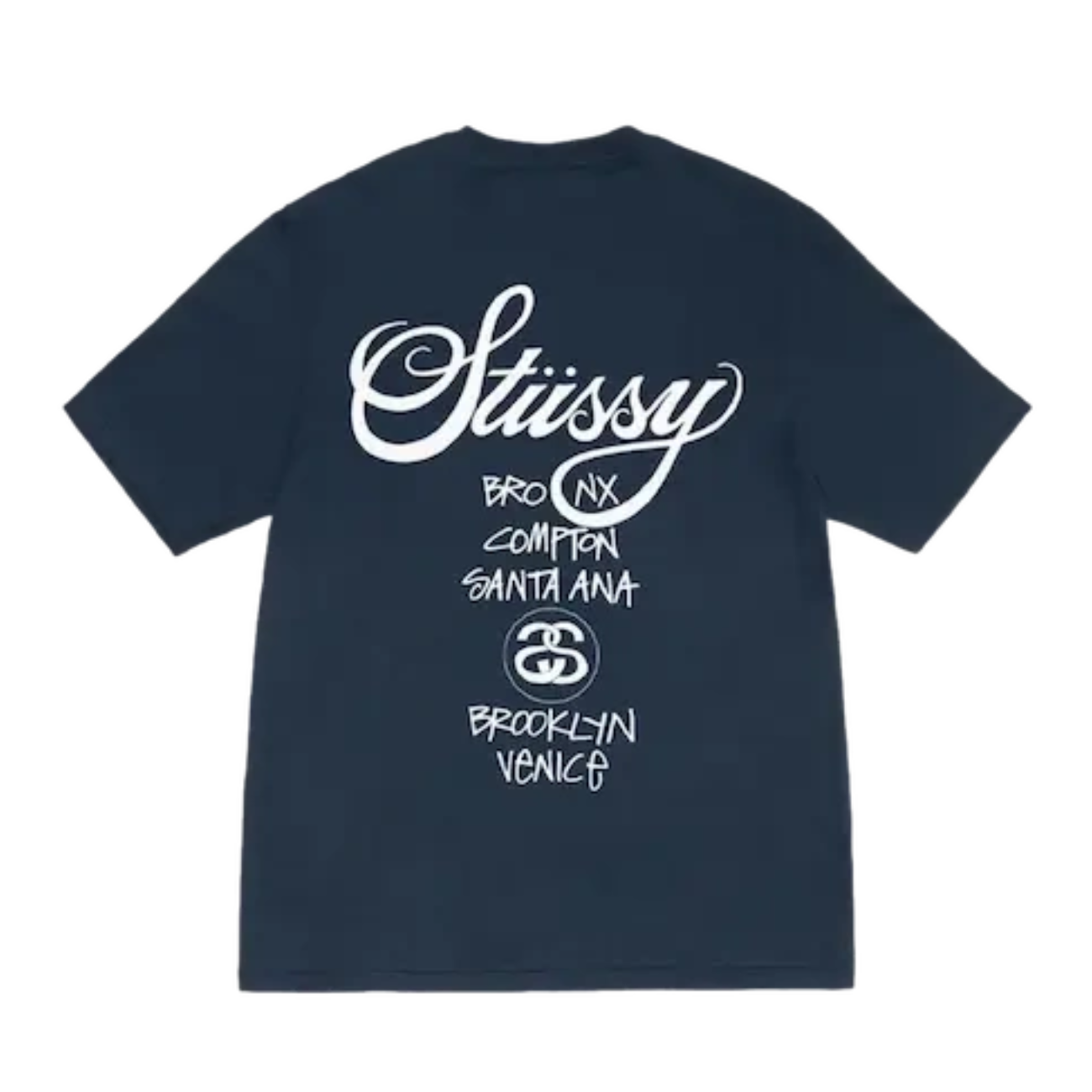 Polera Stussy World Tour Navy