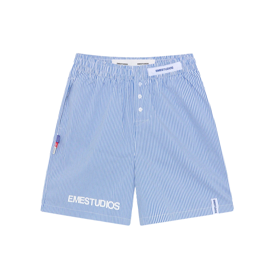 Short Eme Studios Jammies LS Blue Striped