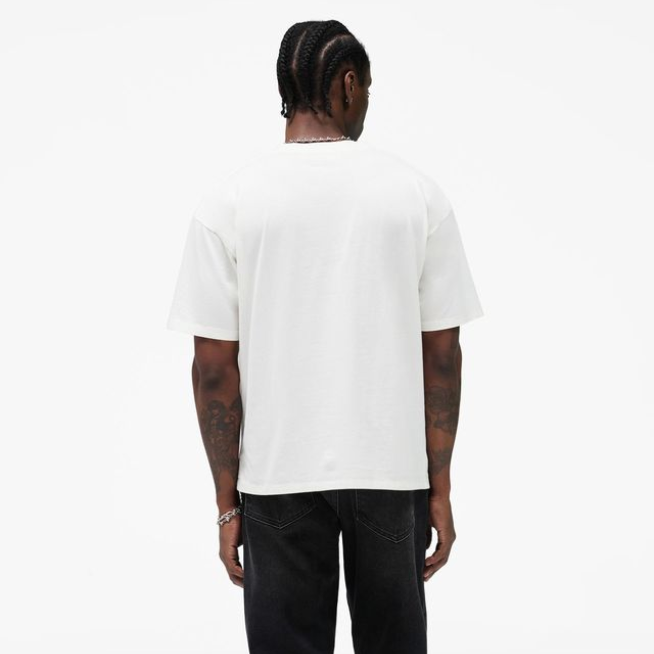 Polera Represent Western Initial Flat White