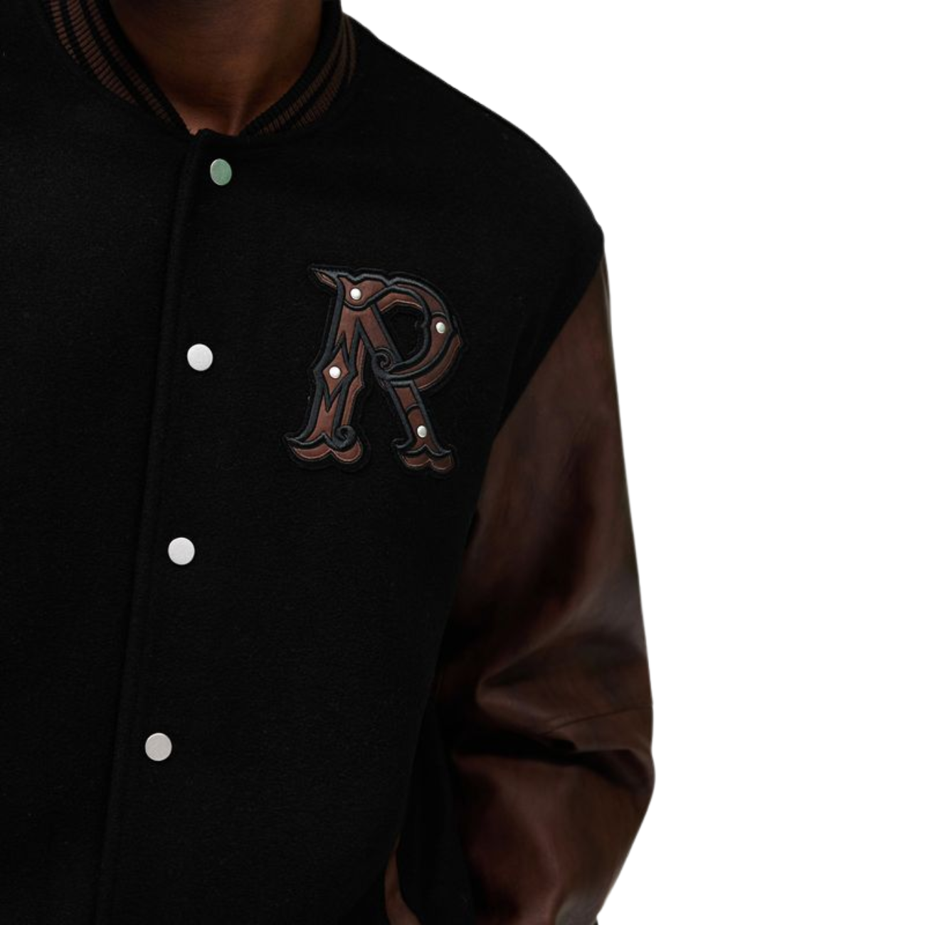 Chaqueta Represent Varsity Bomber Jet Black