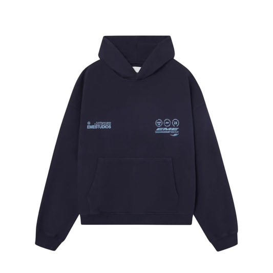 Poleron Eme Studios Stamp Navy Oversized