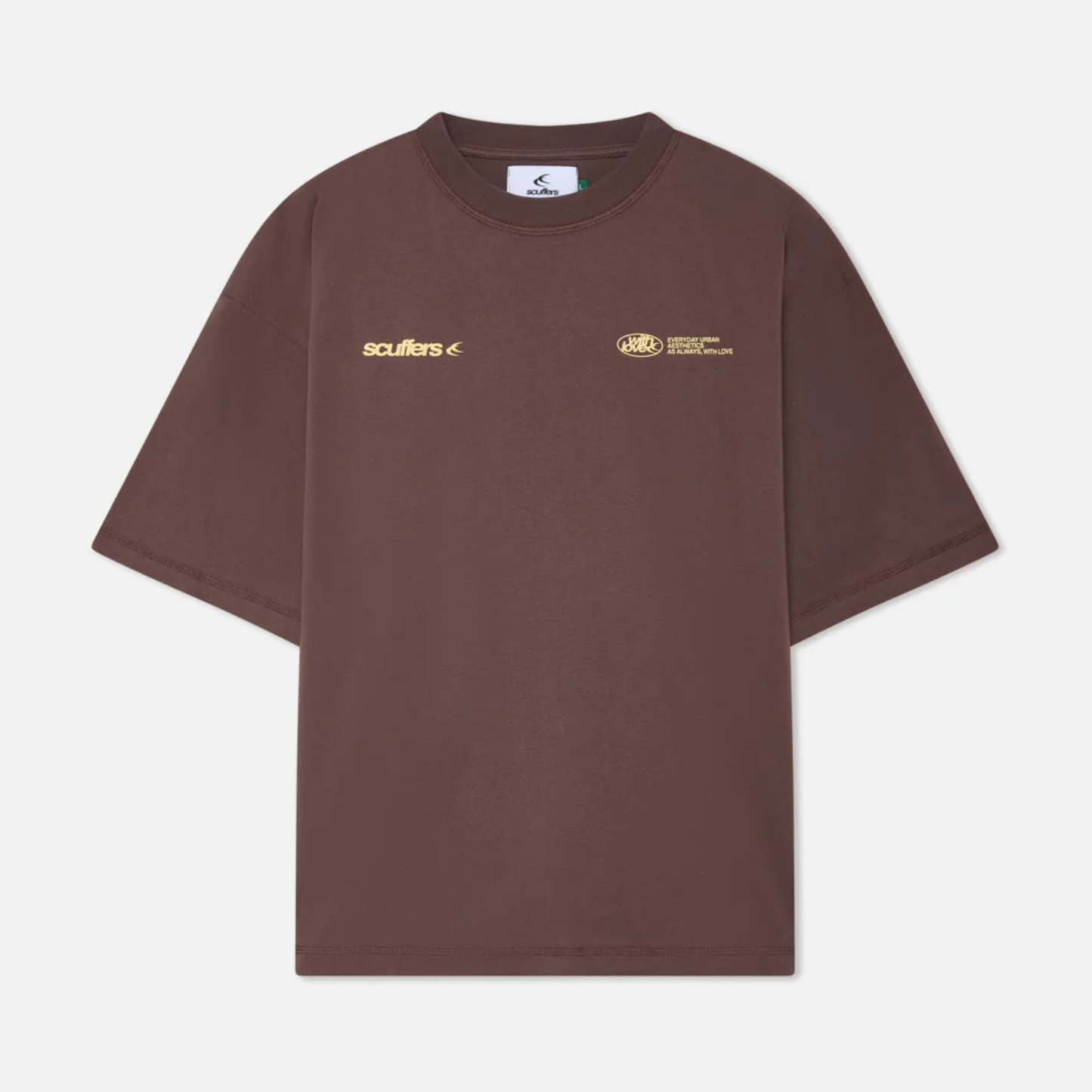 Polera Scuffers Sign Brown - Talla L