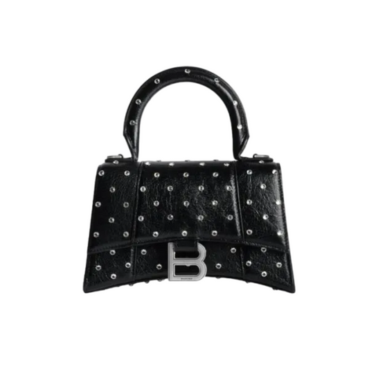 Cartera Balenciaga Hourglass XS With Rhinestones