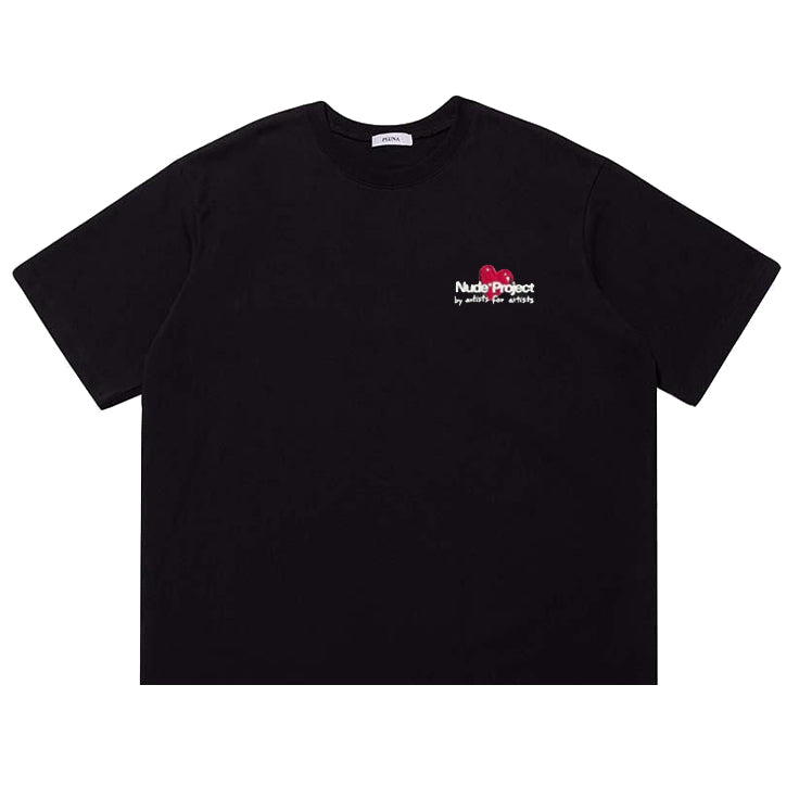Polera Nude Juicy Cherry Tee Black