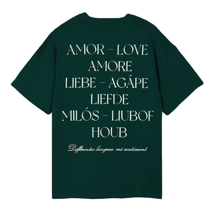 Polera Amour Apparel Boxy Green