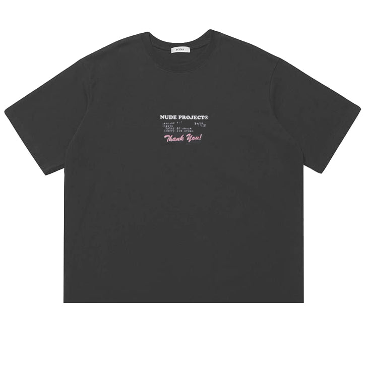 Polera Nude Fuck Normal Ash