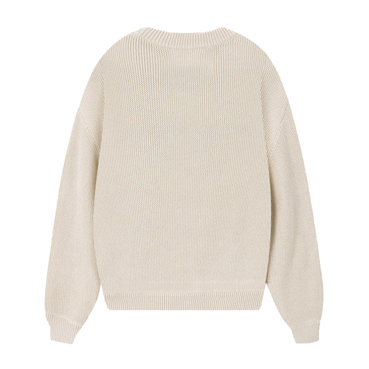 Poleron Nude Liqueza Knit Ecru - M