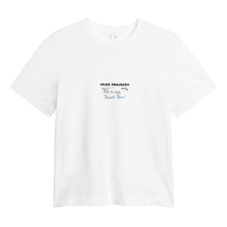 Polera Nude Fuck Normal White
