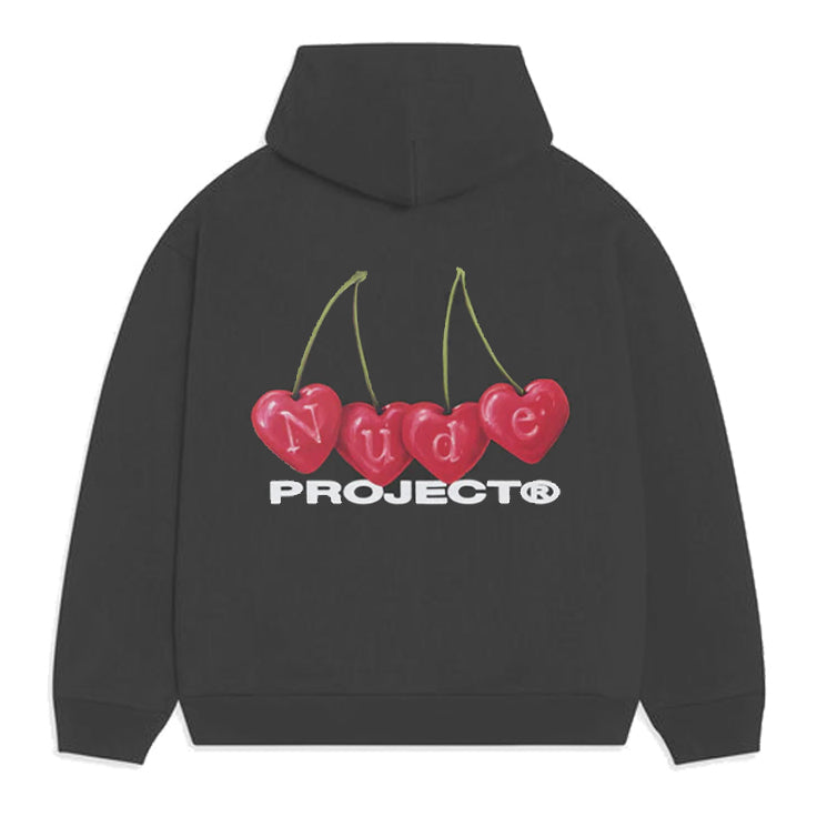 Poleron Nude Cherry Hood Black Ash