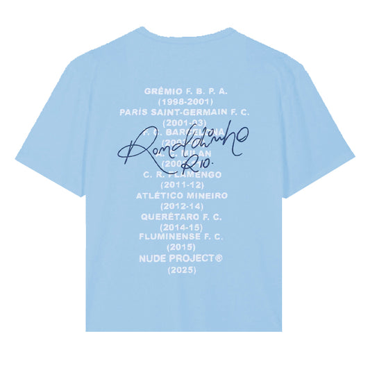 Polera Nude Project Palmares Light Blue