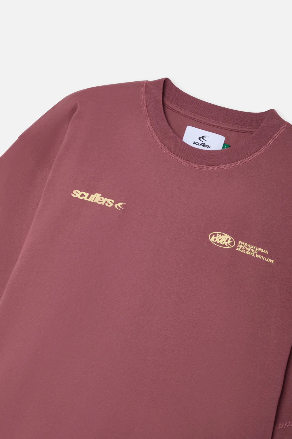 Polera Scuffers Sign Burgundy