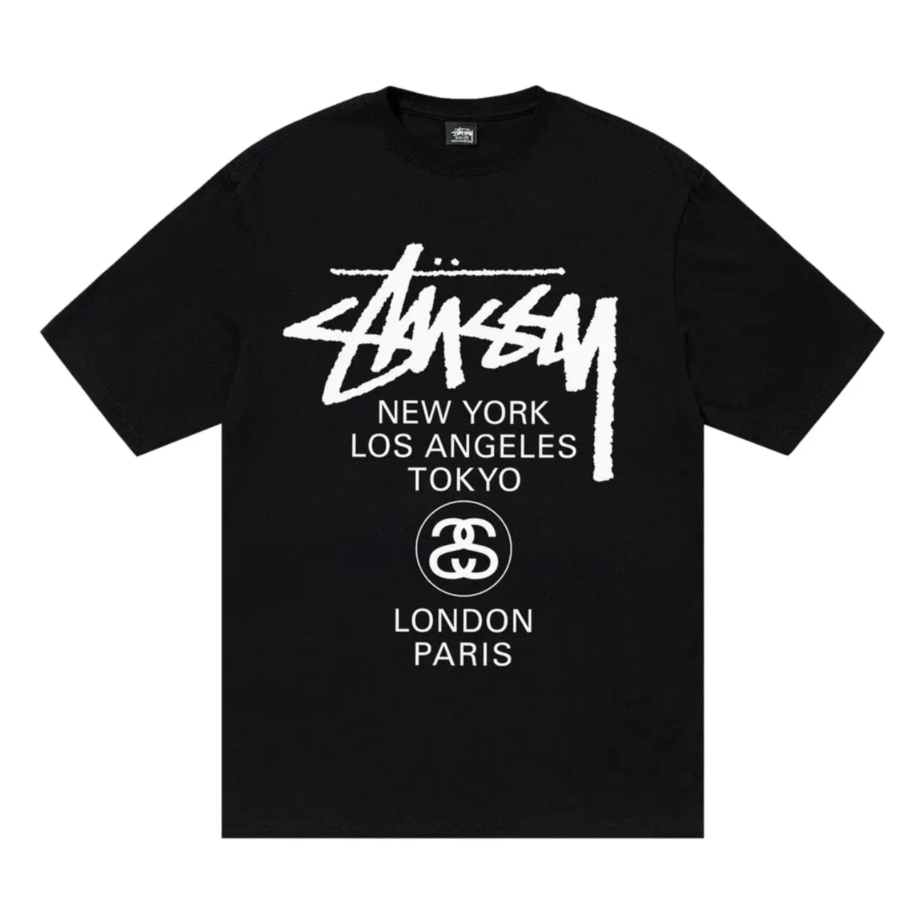 Polera Stussy World Tour Black – Reserved