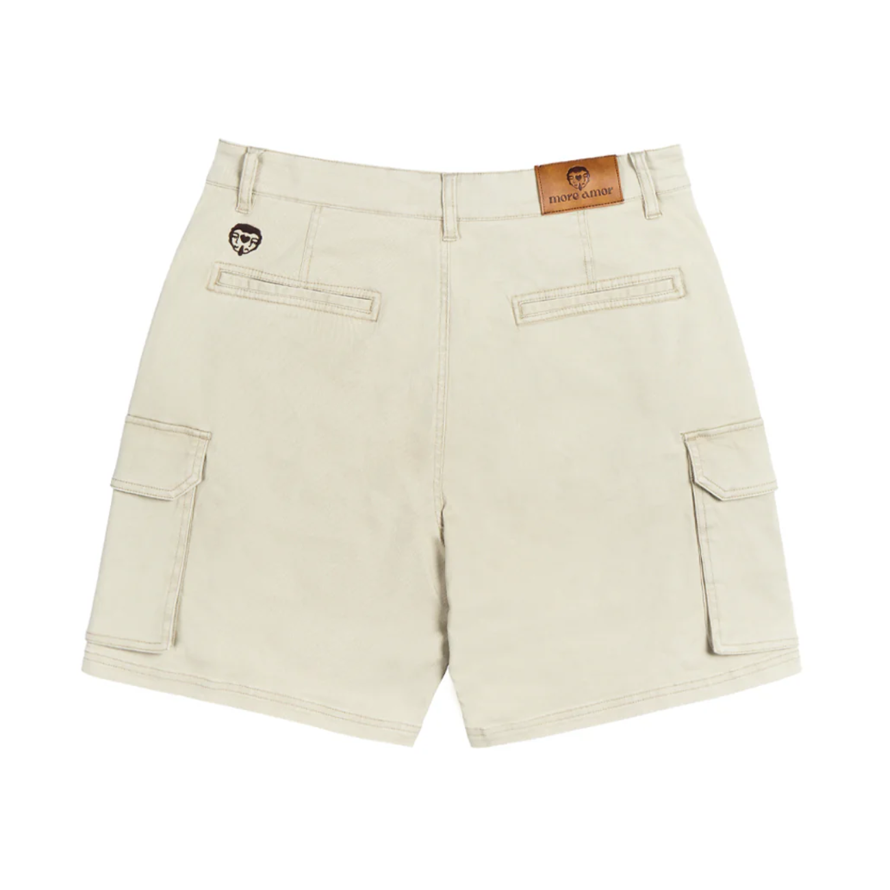 Short More Amor Cargo Ecru