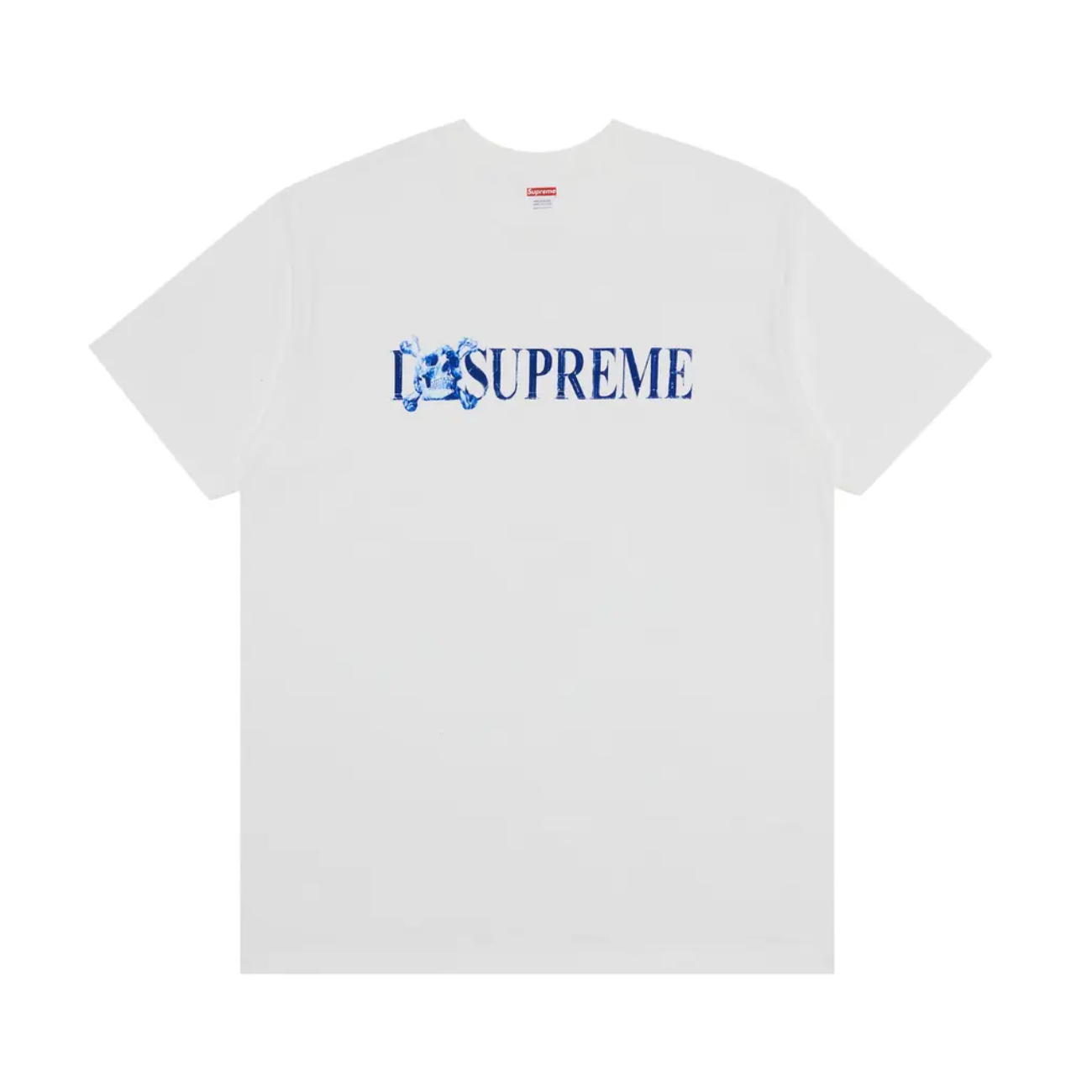 Polera Supreme Skull White