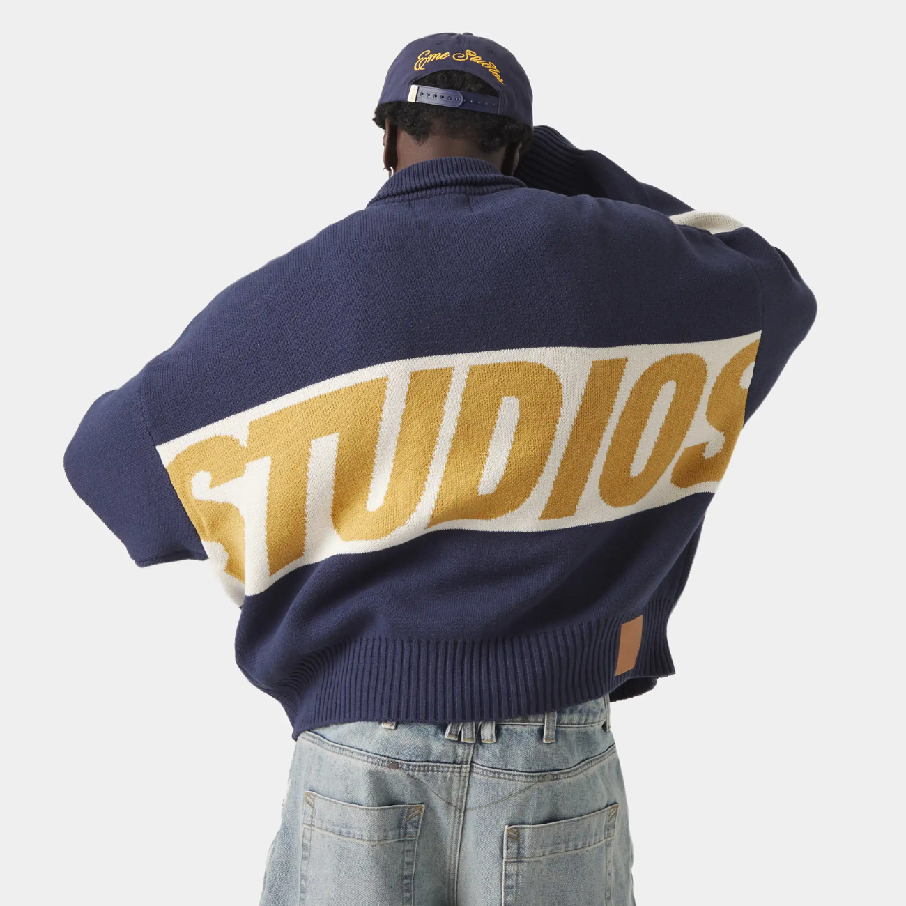 Sweater Eme Studios Thrill Mustard Zipper