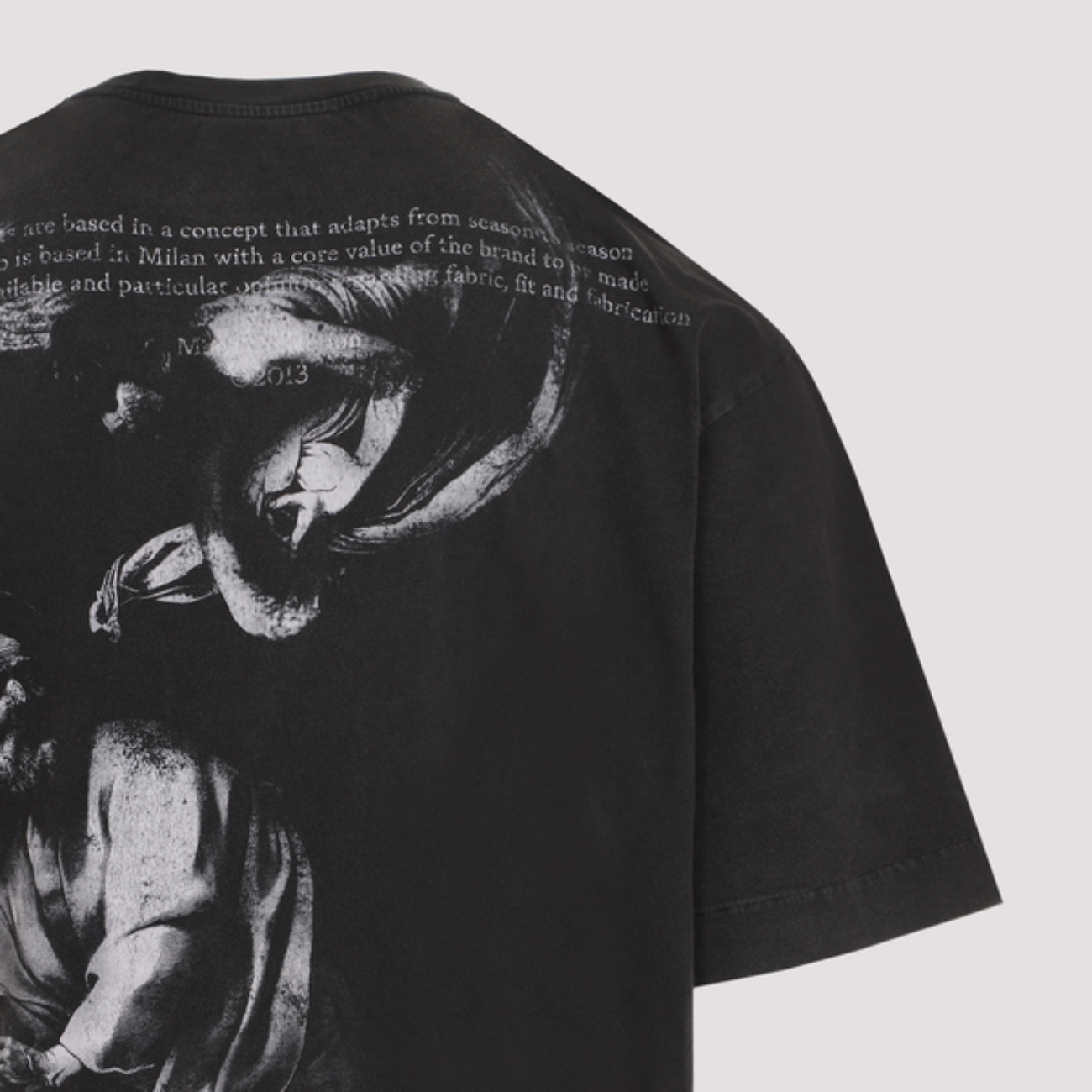 Polera Off-White St. Matthew Skate SS Black/Grey