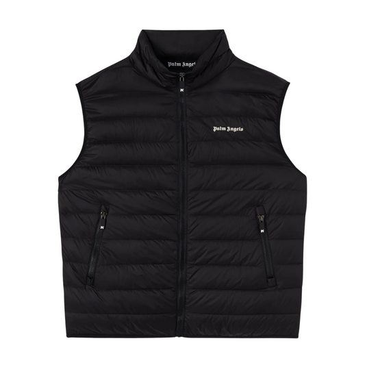 Chaqueta Palm Angels Logo Down Gilet Black - M
