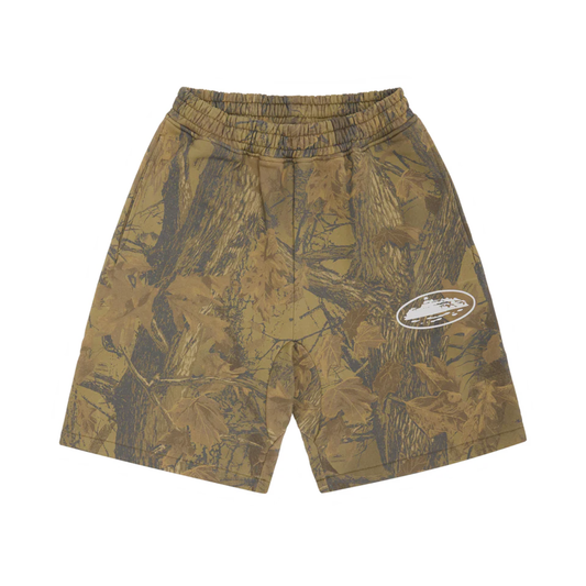 Short Corteiz Island Puff Print Sweatshort Forest Camo