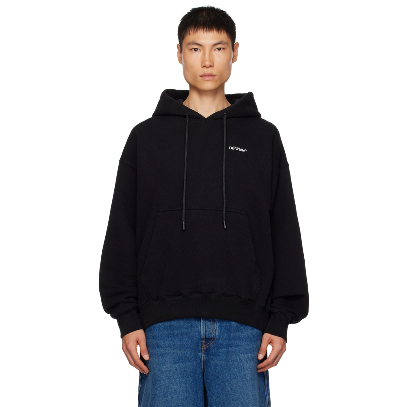 Poleron Off-White Black Scratch Tab Skate