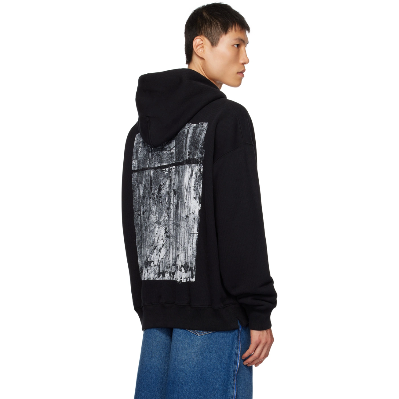 Poleron Off-White Black Scratch Tab Skate