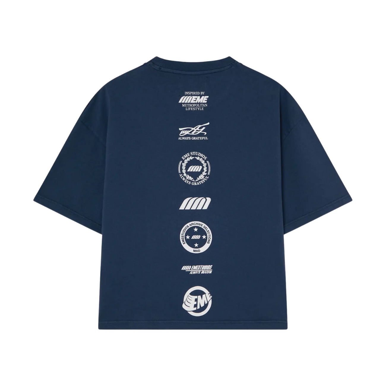 Polera Eme Studios 4 Star Navy
