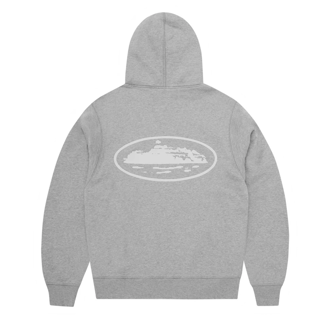 Poleron Corteiz Island Puff Print Grey