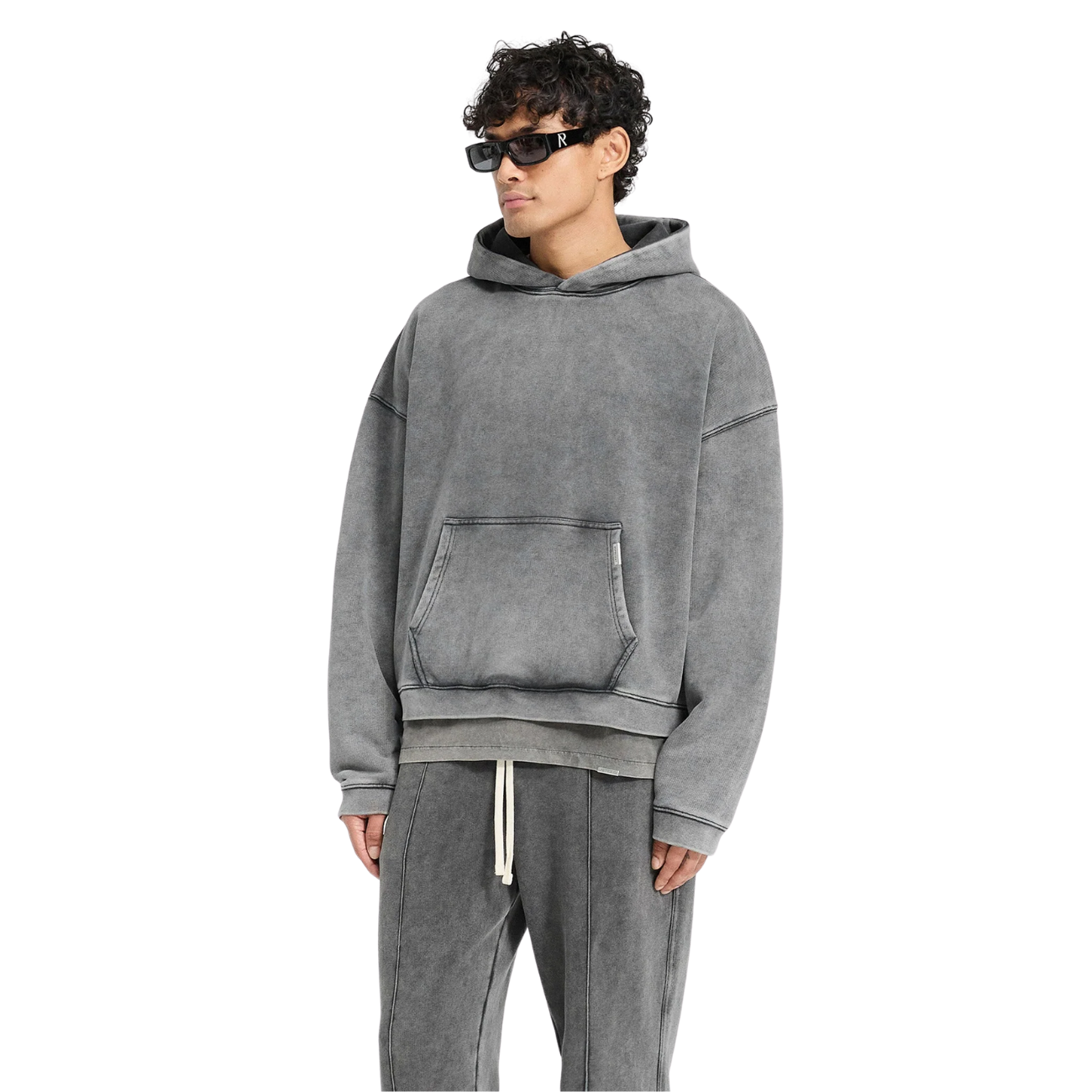 Poleron Represent Initial Boxy Vintage Grey