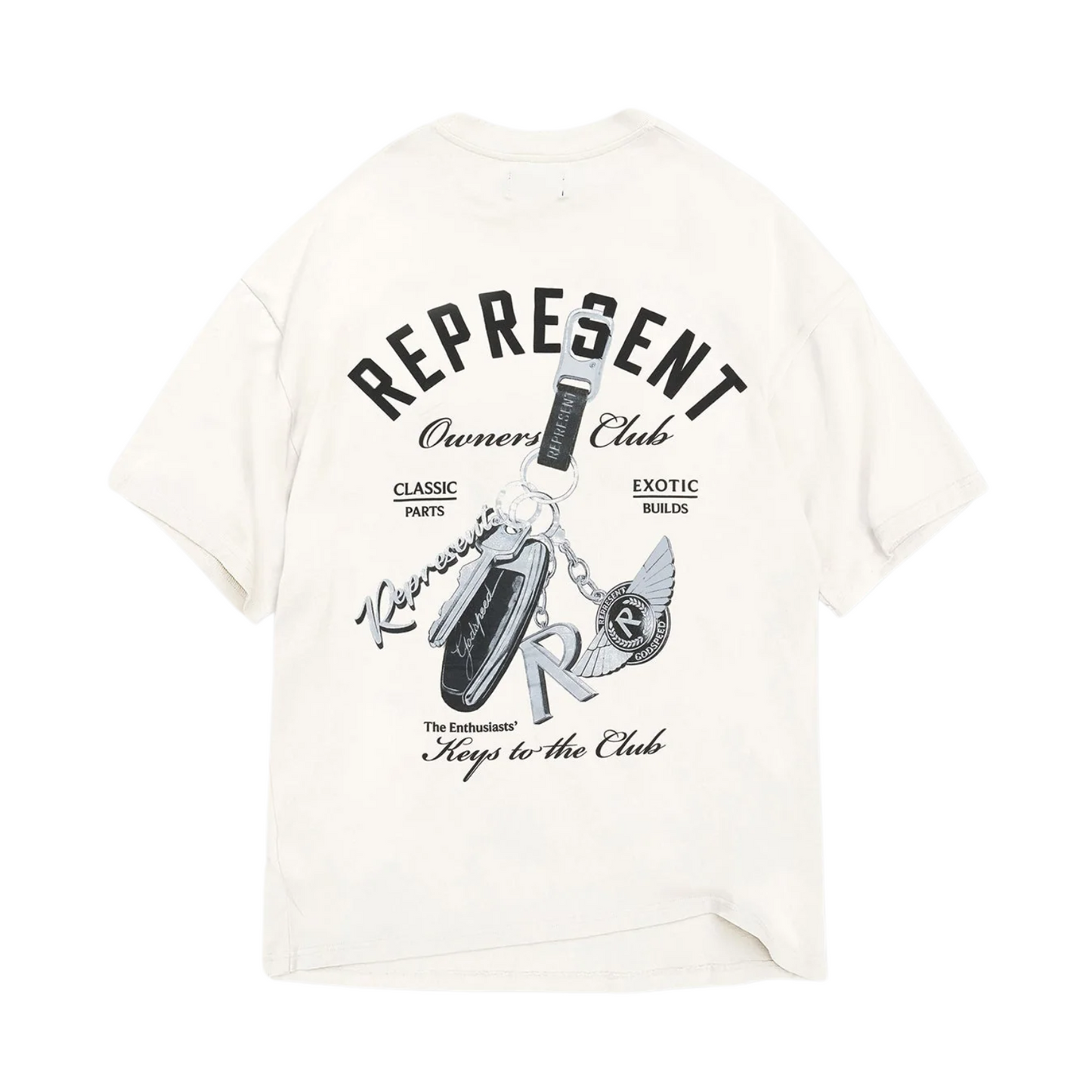 Polera Represent Keys To The Club Flat White - XXL