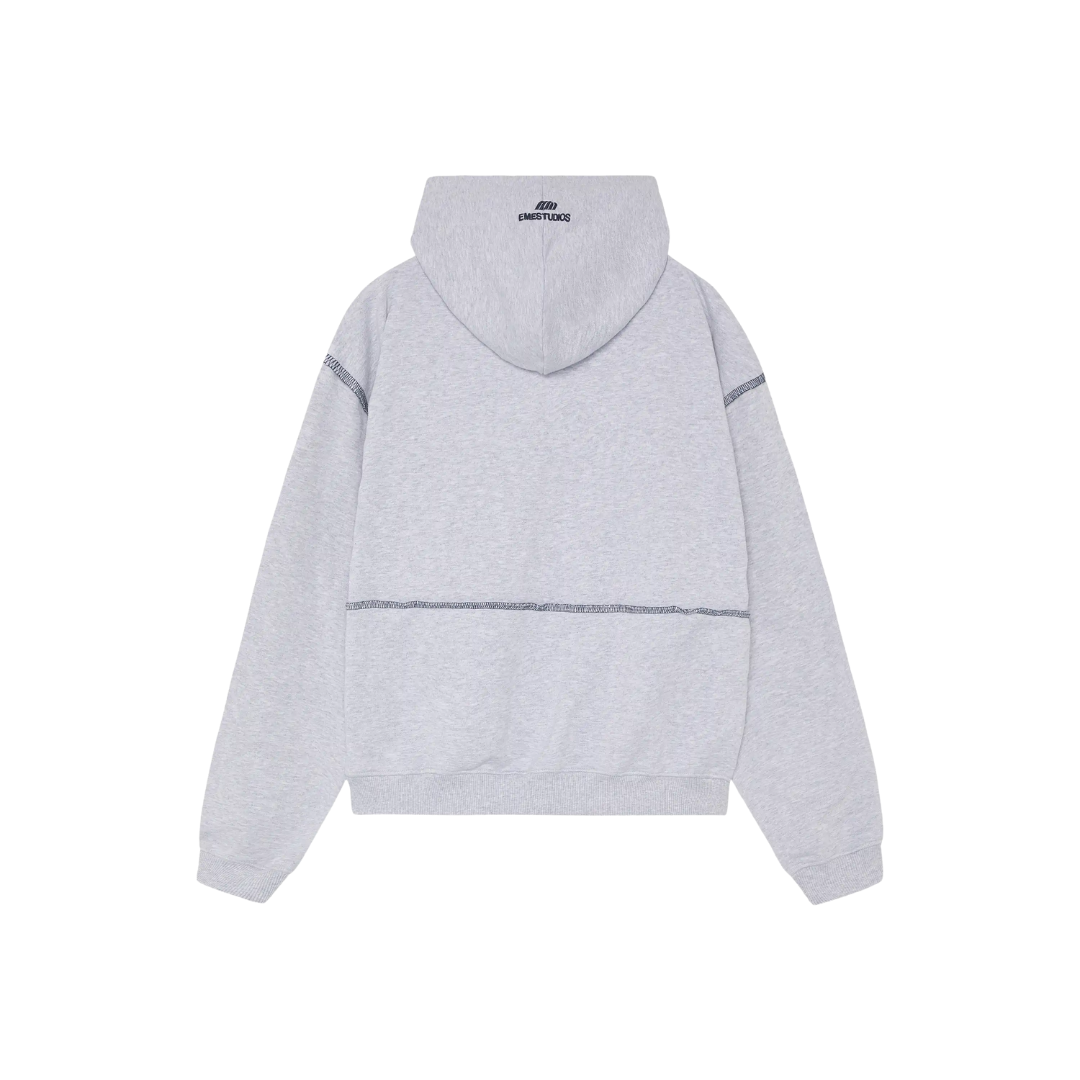 Poleron Eme Studios Capri Heather Grey Full Zip