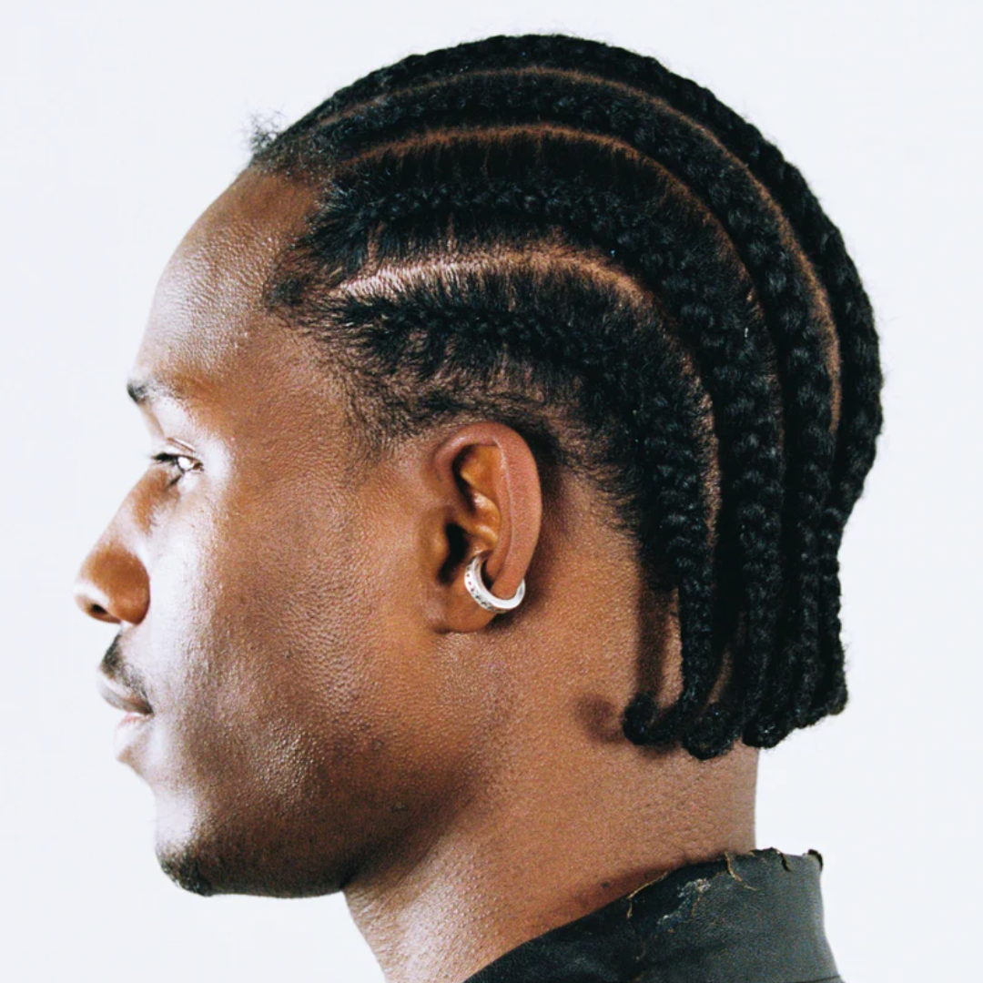 Aros Twojeys Icon Monogram Earcuff Silver