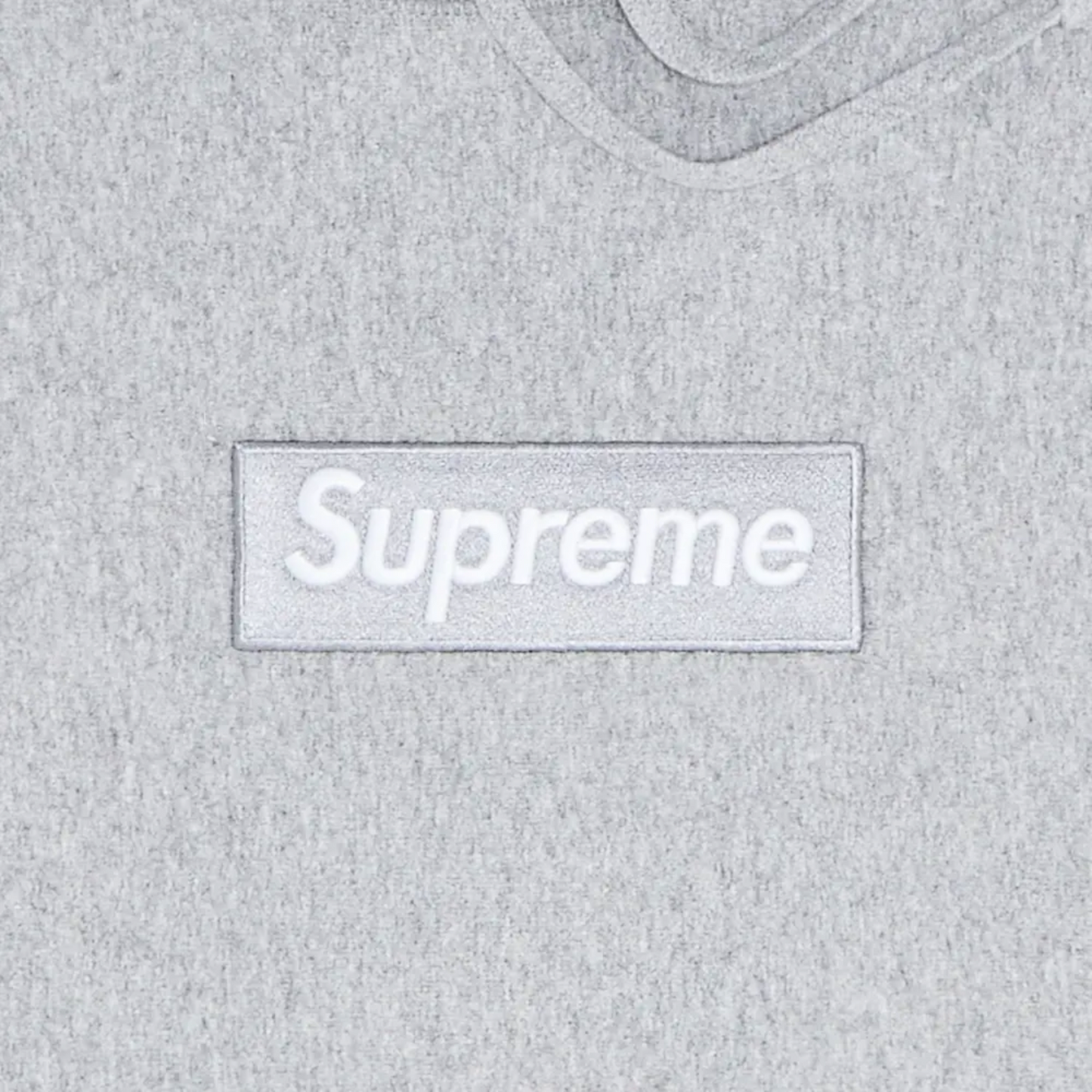 Poleron Supreme Box Logo Heather Grey FW24 - XL