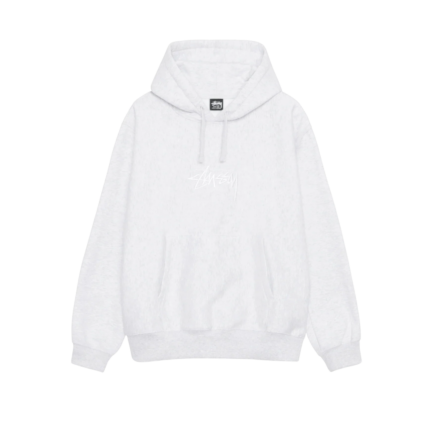 Poleron Stussy Stock Logo Applique Ash Heather