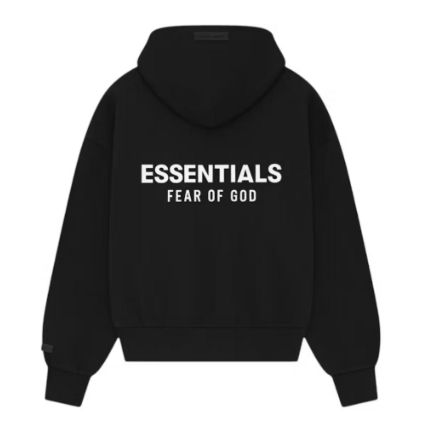 Poleron Essentials Classic Full Zip-Up Jet Black