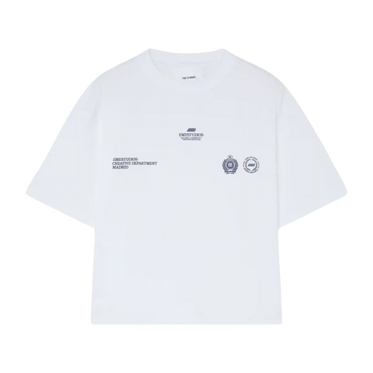 Polera Eme Studios Chancellor White