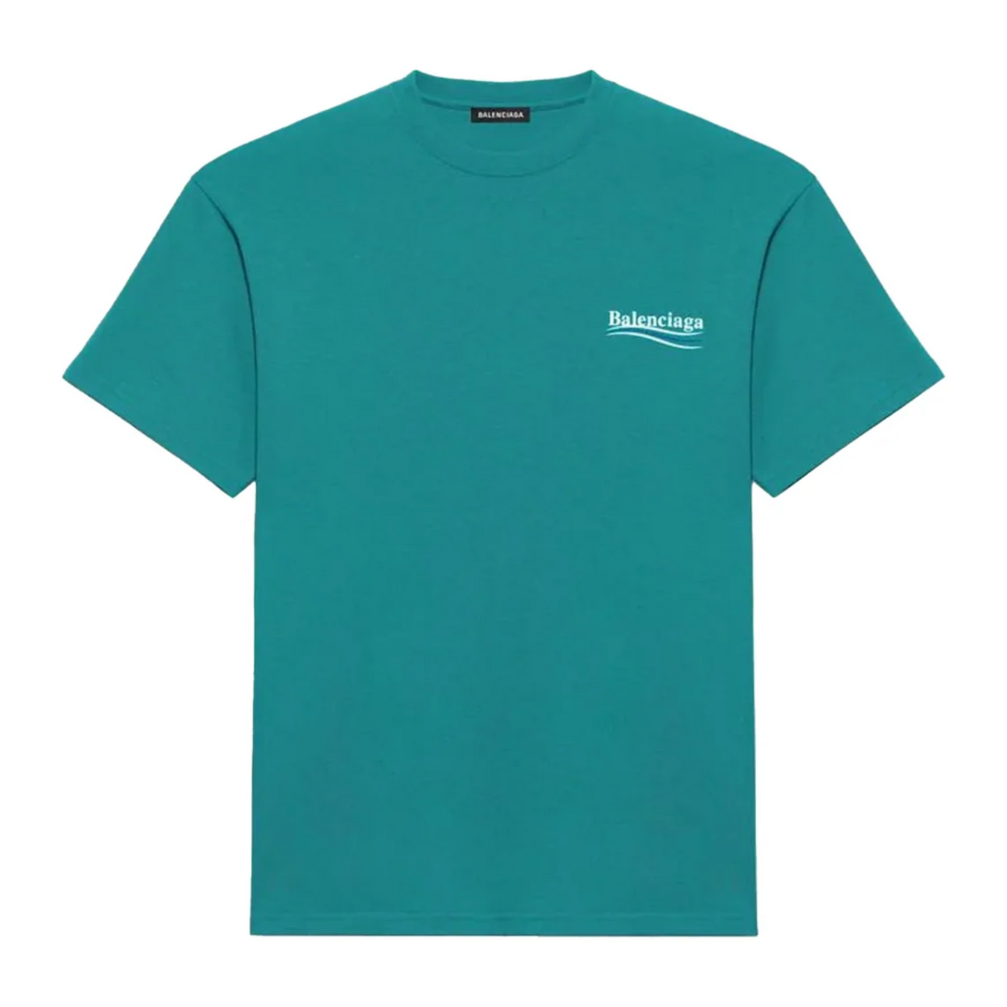 Polera Balenciaga Political Campaign Green - M
