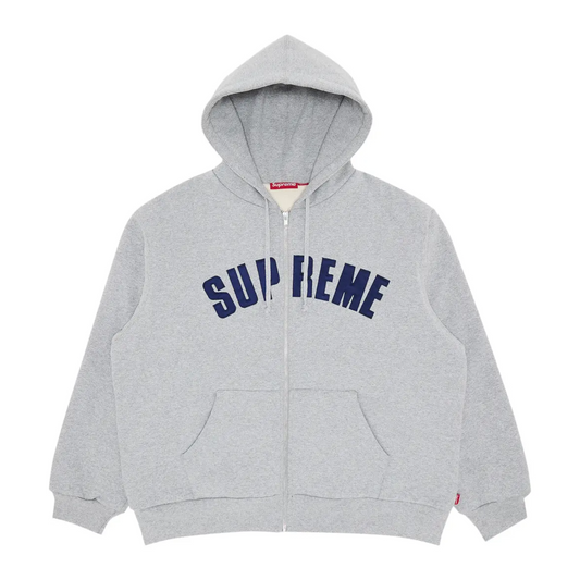 Poleron Supreme Arc Thermal Zip Up Heather Grey - L
