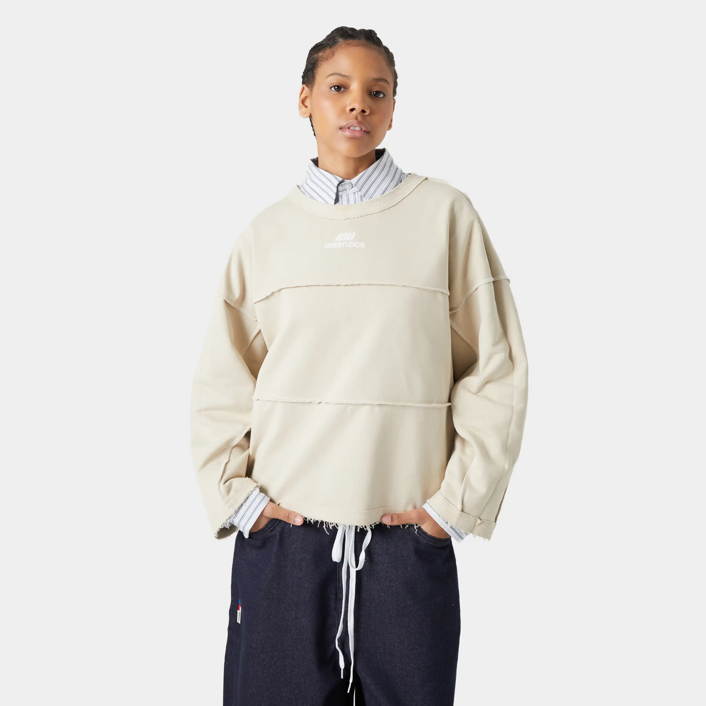 Poleron Eme Studios Thrill Silver Reverse - L