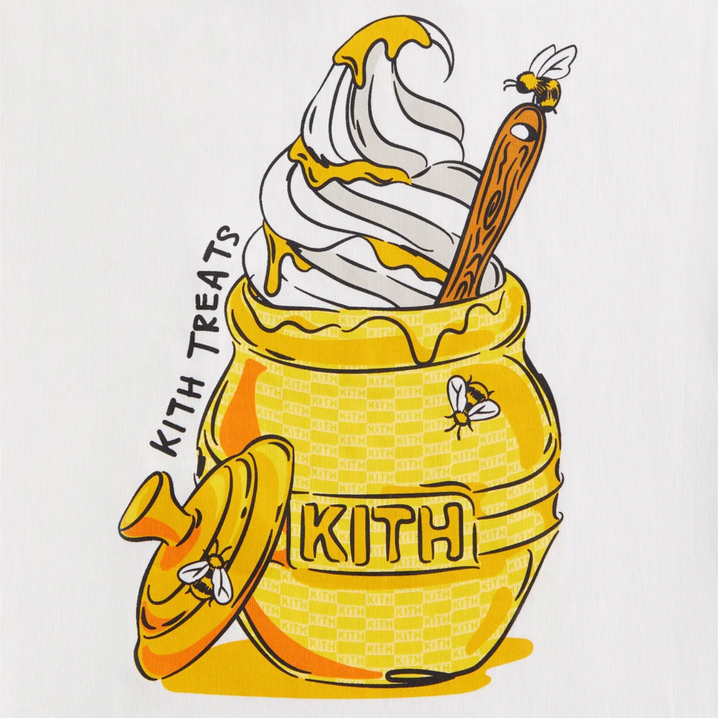 Polera Kith Treats Honey II Pocket White - L