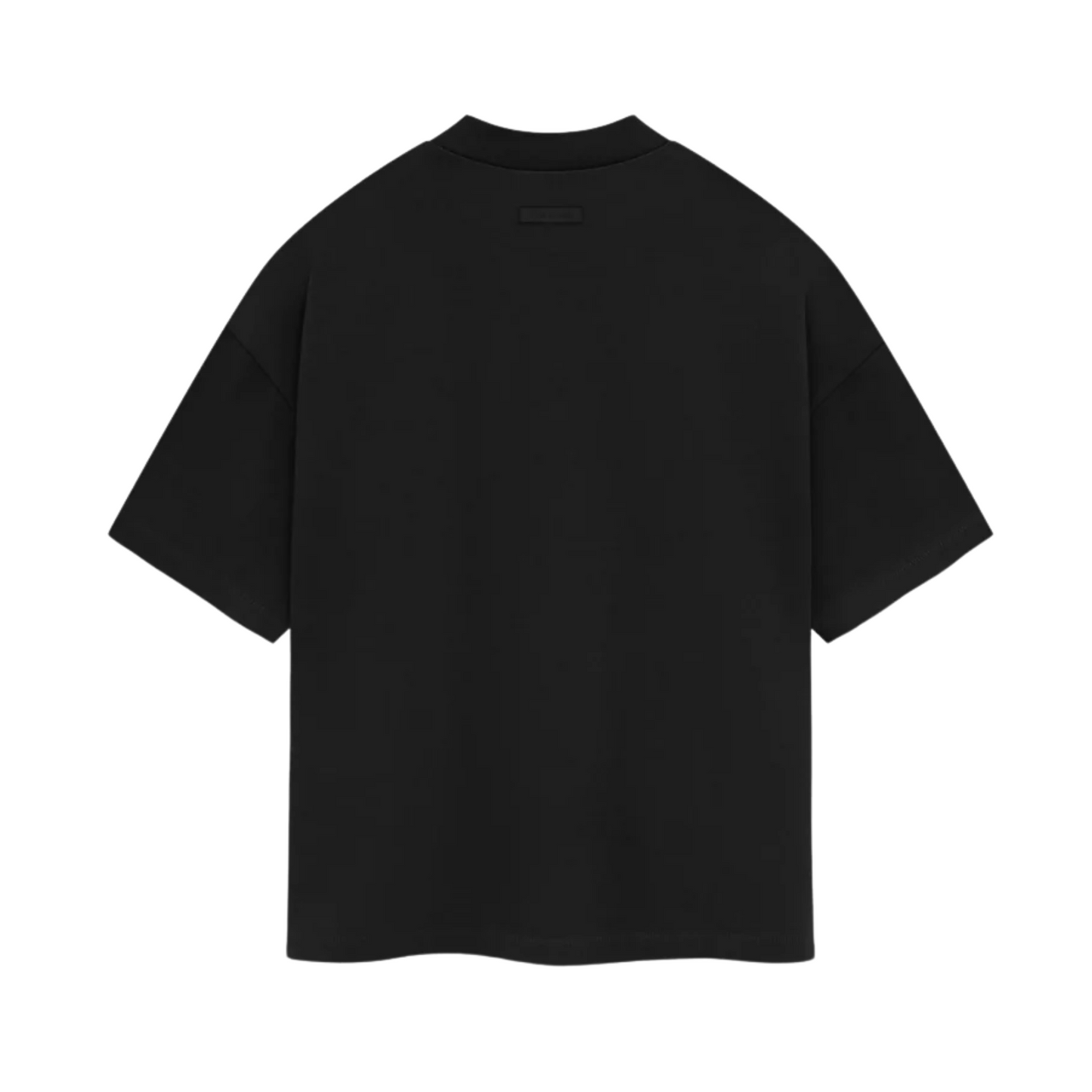 Polera Essentials Crewneck Jet Black SS24