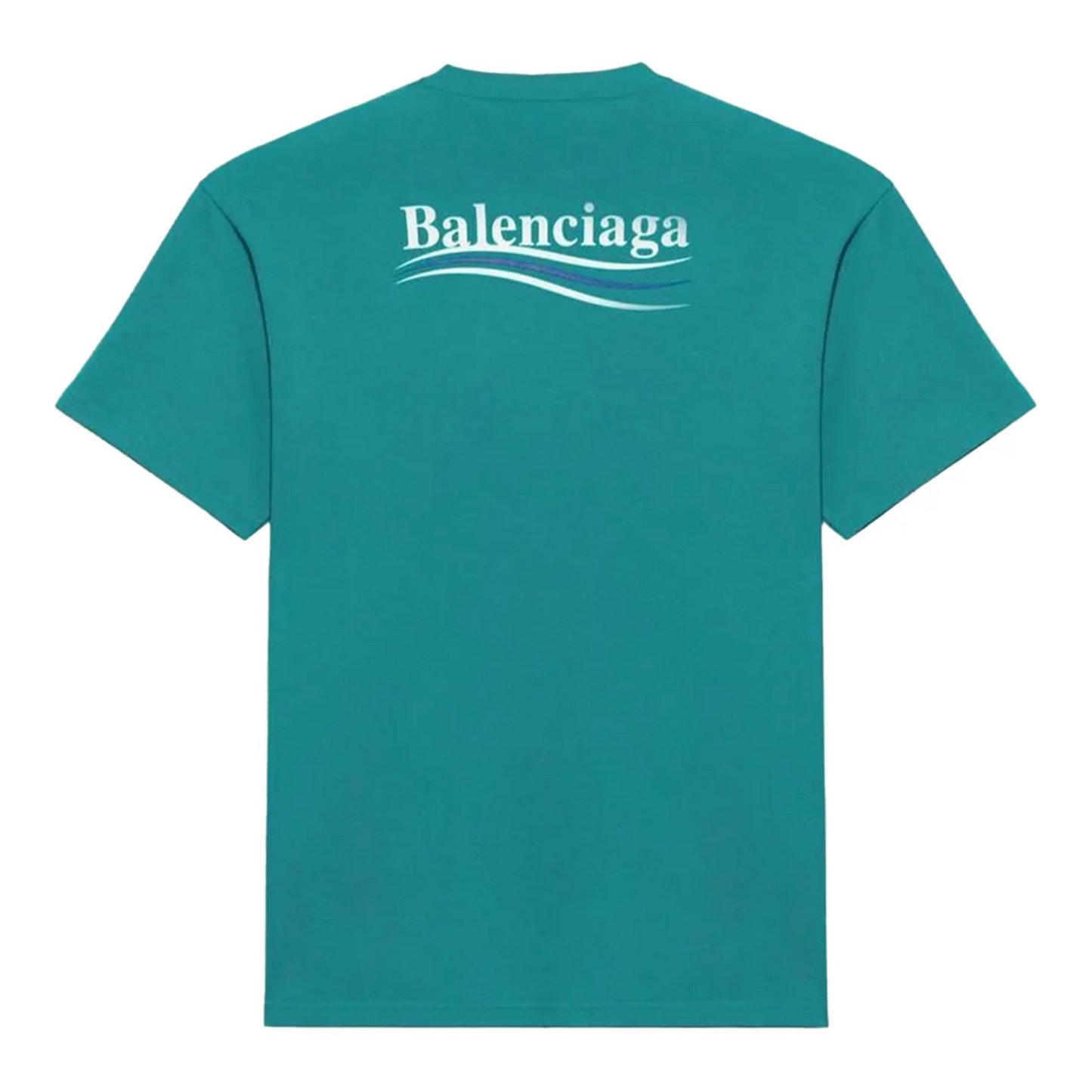 Polera Balenciaga Political Campaign Green - M